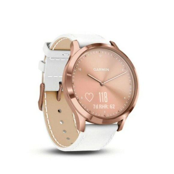 Garmin Vivomove® HR Premium 18K Rose Gold Smart Watch - Picture 10 of 12